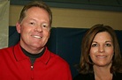 Arkansas Coach Bobby Petrino (shown with wife Becky), in a ...