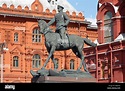 Denkmal für Marschall der Sowjetunion Georgi Schukow Manege-Platz ...