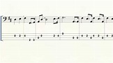 Bass Tab Indiana Jones Theme Notes and Tab - YouTube