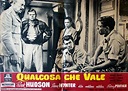 "QUALCOSA CHE VALE" MOVIE POSTER - "SOMETHING OF VALUE" MOVIE POSTER
