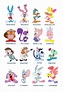 Tiny Toon Adventures names Characters by reuben20613 on DeviantArt