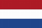The official flag of the Netherlands