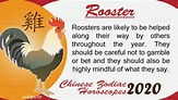 horoscope birth chart: Chinese Zodiac 2019 Rooster