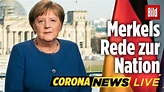 🔴 Merkels Rede an die Nation: Die Kanzlerin zur Corona-Krise | Corona ...