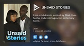 Where to watch Unsaid Stories TV series streaming online? | BetaSeries.com