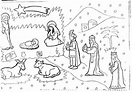 Dibujos - Fondos de escritorio - Imagenes: Los Reyes Magos Llegan a Belén