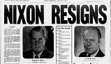 Today in History, August 8, 1974: Nixon resigned as president