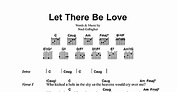 Let There Be Love (Guitar Chords/Lyrics) - Print Sheet Music Now