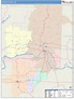 Franklin County, AR Wall Map Color Cast Style by MarketMAPS - MapSales.com