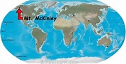 Mount McKinley | World map, Map, Geography