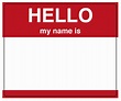 Hello my name is stickers - Flexi Labels