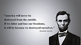 Abraham Lincoln Freedom Quotes Wallpaper 00164 - Baltana