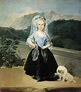 Francisco Goya - Maria Teresa de Borbón y Vallabriga, later Countess of ...