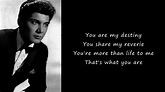 Paul Anka - You are my destiny (Lyrics) - YouTube