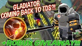 How to get gladiator in tds