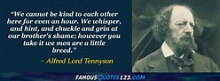 Alfred Lord Tennyson Quotes on Life, Friendship, Optimism and Change