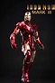 Collectible Iron Man Mark 3 Action Figure 17cm - Marvel Official