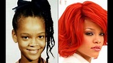 Rihanna antes e depos da fama - YouTube
