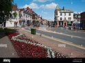 Town centre in summer Carlisle Cumbria England UK United Kingdom GB ...