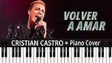 VOLVER A AMAR (1999) CRISTIAN CASTRO - TUTORIAL- Piano Cover ...