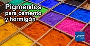 Pigmentos para cemento y hormigón – Cymper