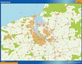 Stadtplan Rostock wandkarte bei Netmaps Karten Deutschland