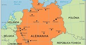 Blog de Geografia: Mapa da Alemanha