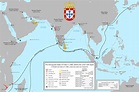 A complete map of the Portuguese maritime Empire... - Maps on the Web