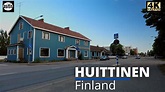 Finland Small City Walks: Quiet Summer Evening in Huittinen City Center ...