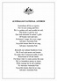 National Anthem Of Australia Lyrics In English - australiajullld