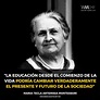 FRASES PARA CAMBIAR AL MUNDO (con imágenes) | Maria montessori