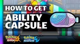 HOW TO GET Ability Capsule in Pokemon Sun and Moon - YouTube