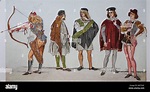 La ropa, la moda del Renacimiento temprano en Italia, desde 1480-1495 ...