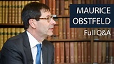 Prof Maurice Obstfeld | Full Q&A | Oxford Union - YouTube