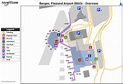 Bergen - Bergen, Flesland (BGO) Airport Terminal Maps - TravelWidget.com