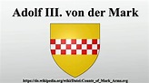 Adolf III. von der Mark - YouTube