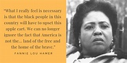 Fannie Lou Hamer quote 1 | WE CAN Network