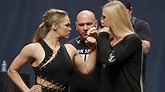 UFC 193: Ronda Rousey vs. Holly Holm staredown - MMA Fighting