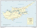 Grande detallado mapa político y administrativo de Chipre | Chipre ...