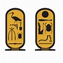 Cartouche Symbol of power and authority. | Ancient egyptian symbols ...