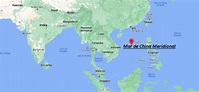¿Dónde está el Mar de China Meridional? Dónde queda el Mar de China ...