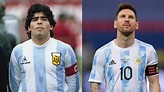 Maradona vs. Messi con Argentina: quién ganó más títulos, partidos y ...
