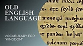 Learn OLD MEDIEVAL ANGLO-SAXON ENGLISH Orthography, pronunciation and ...