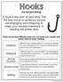 Narrative Writing Hooks Anchor Chart | Writing instruction, Elementary ...