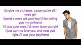 Justin Bieber - Boyfriend Letra - YouTube