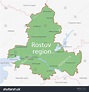 Map Rostov Region Russia Stock Vector (Royalty Free) 175730816 ...