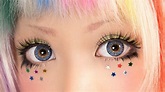 Star Eye Decorations Tutorial - STARRY GLITTER EYES - YouTube
