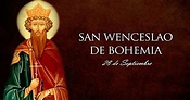 Vivir la Fe Católica: San Wenceslao de Bohemia breve biografía - Butler