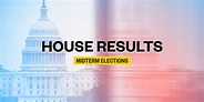 House of Representatives Midterm Election 2022: Live Updates, Results & Map