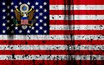 Download wallpapers American flag, USA flag, 4k, grunge, North America ...